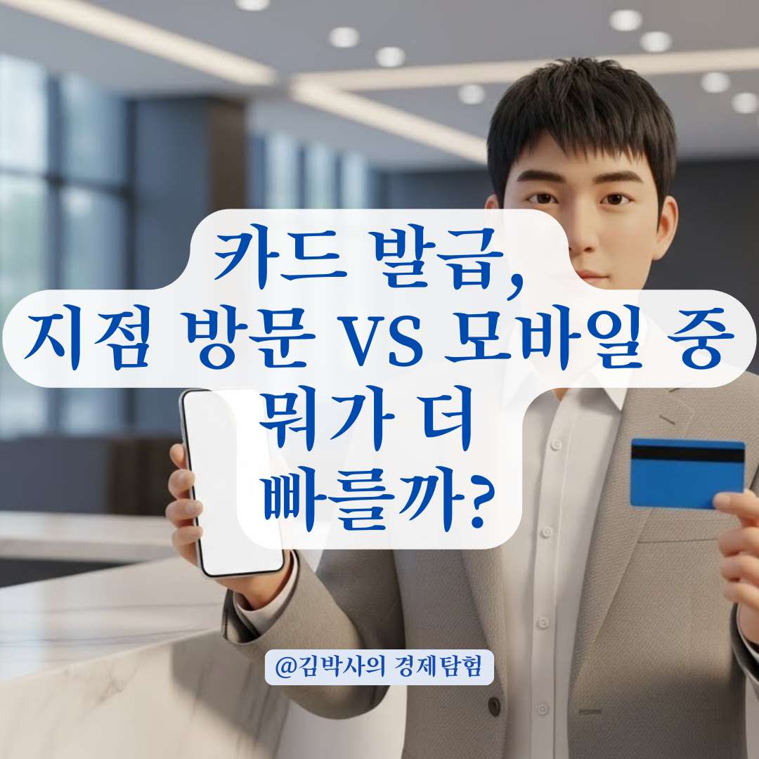 오프라인 지점 vs 모바일 신청, 발급 소요 시간 단축하는 선택 기준 총정리!