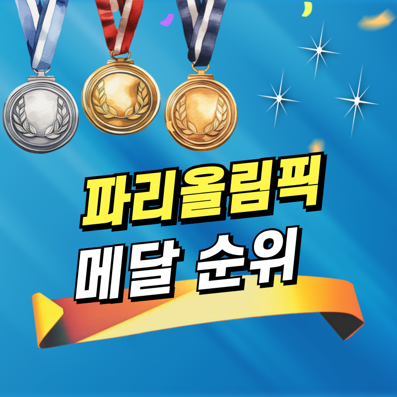 2024 파리 올림픽 메달 순위