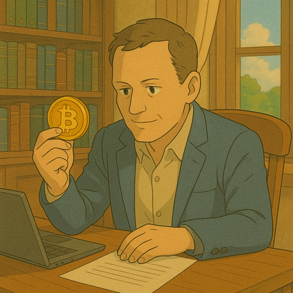 억만장자 피터 틸의 조용한 비트코인 투자기 사진