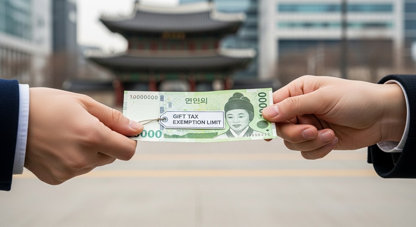 형제간 증여세 면제 한도액