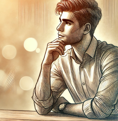 세금 고민하는 청년