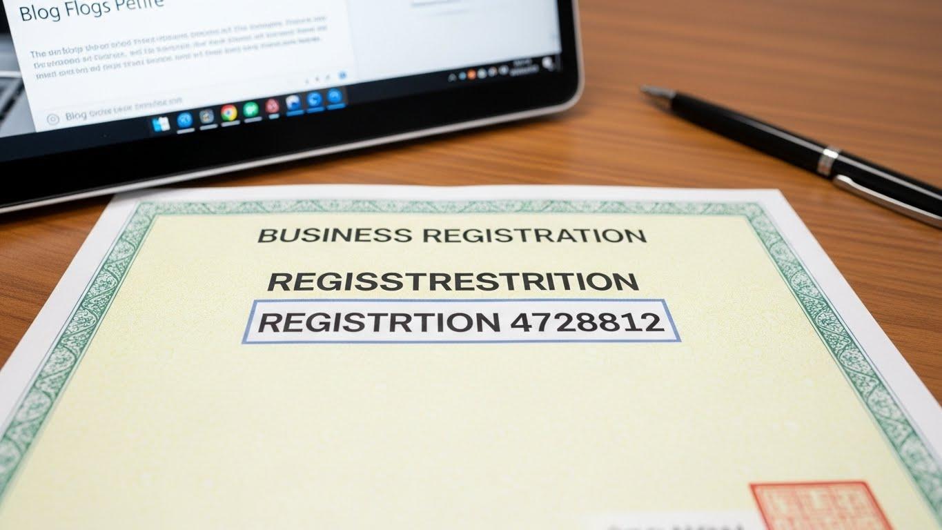 개인 사업자등록번호