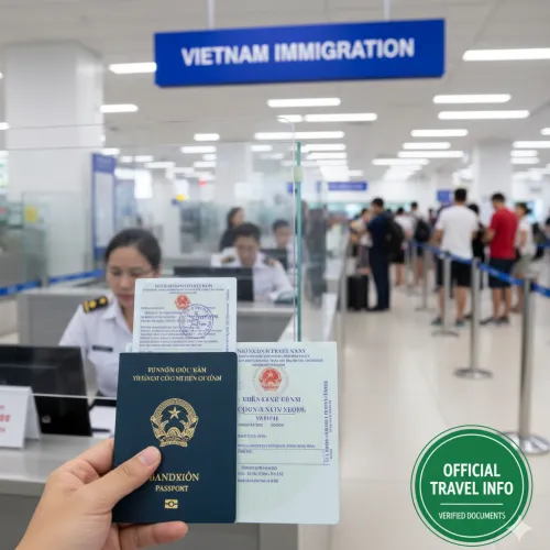 Vietnam immigration process-Phu Quoc visa requirements-베트남 입국 심사 서류