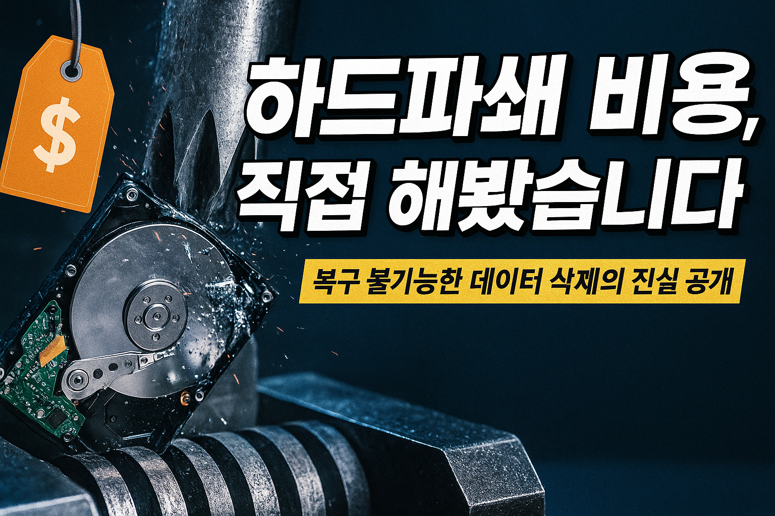 하드파쇄 비용 실제 후기｜개당 얼마? 직접 맡겨본 결과 공개