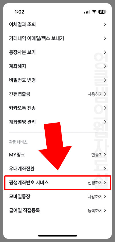 신한은행 평생 계좌 번호 만들기