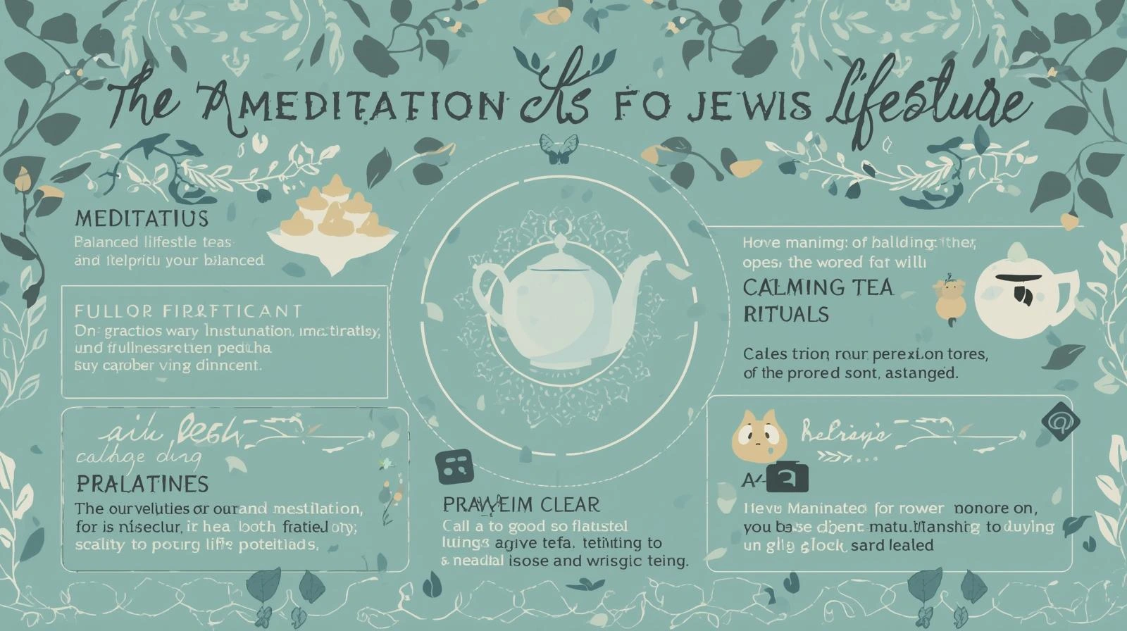 명상, 생활습관, 차, 루틴 총정리