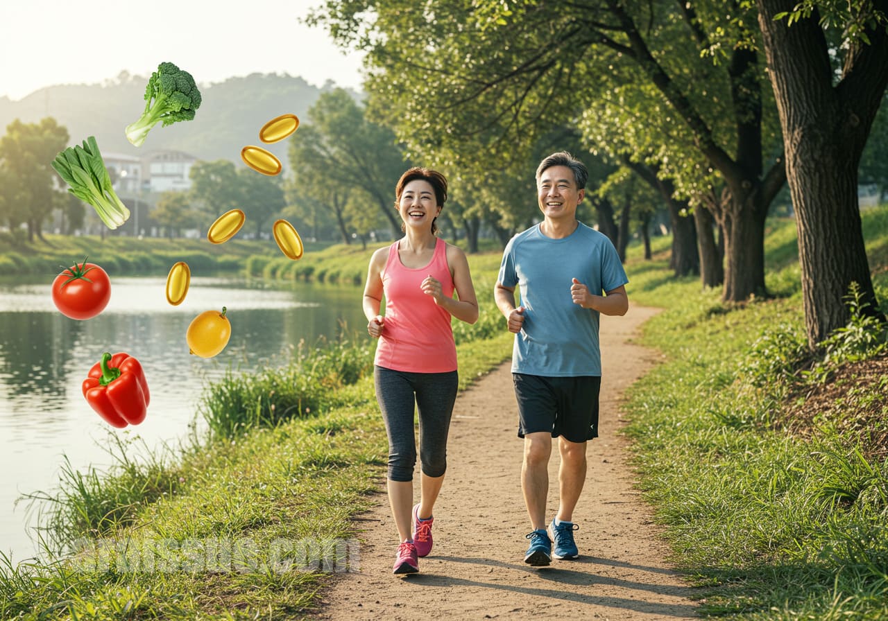 운동, 식단, 자연 회복력으로 염증을 줄이는 일상 루틴 이미지