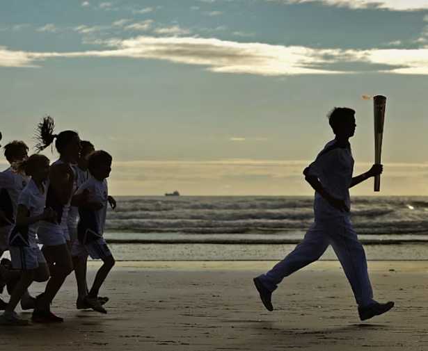 파리올림픽 성화봉송