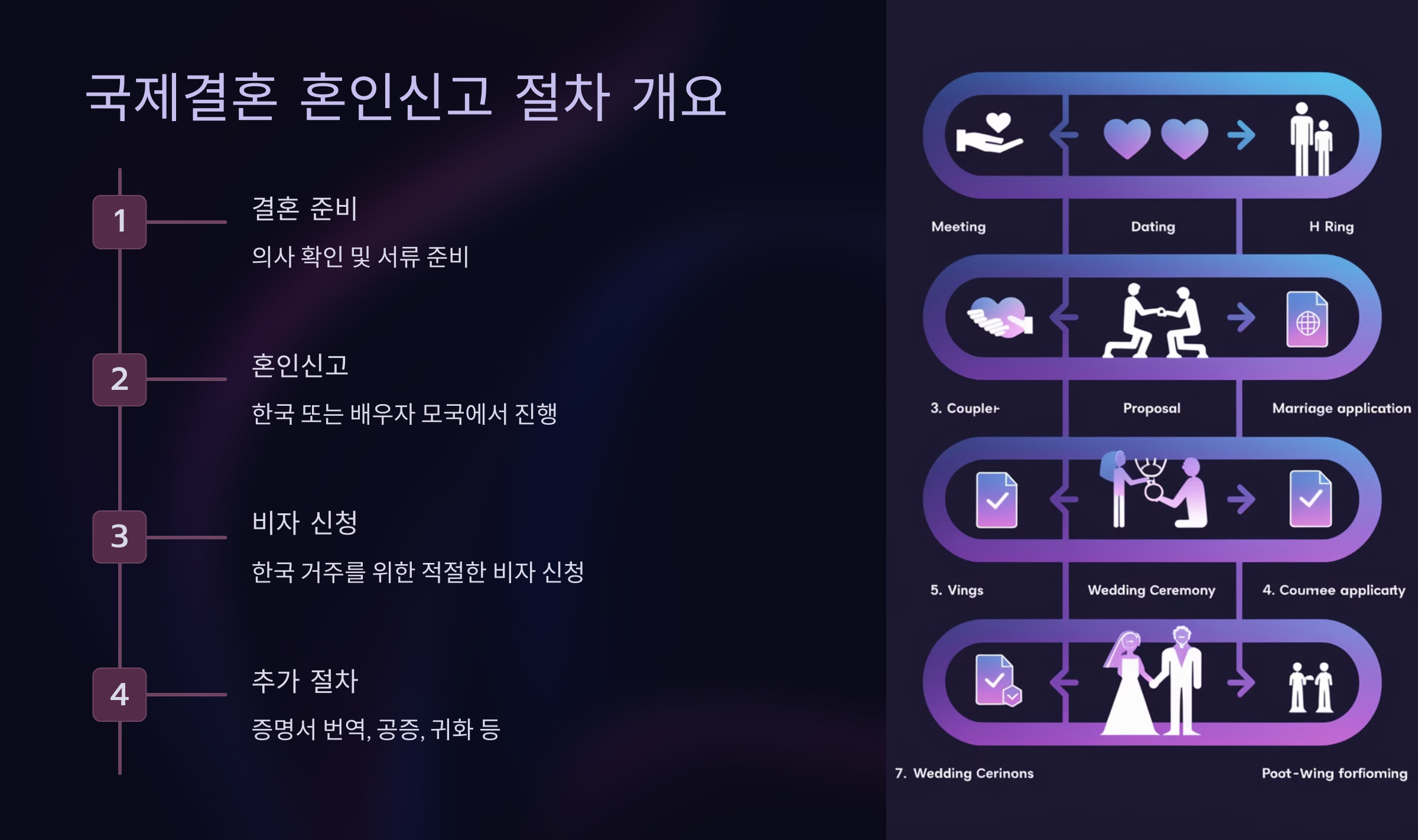 국제결혼 혼인신고 절차 개요