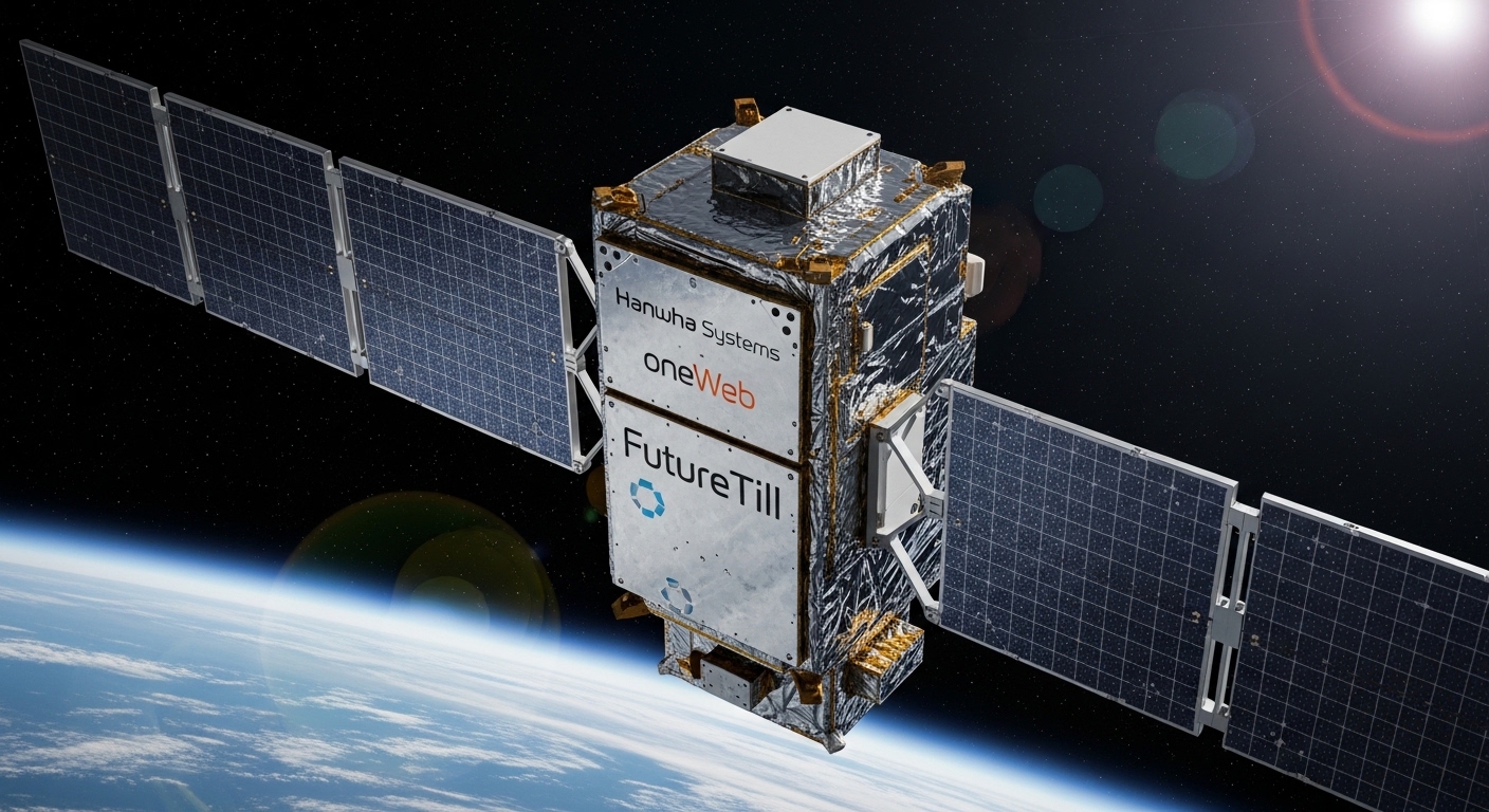 한화시스템 위성 탑재체 원웹 OneWeb 저궤도 위성 우주 통신 인프라 퓨처틸