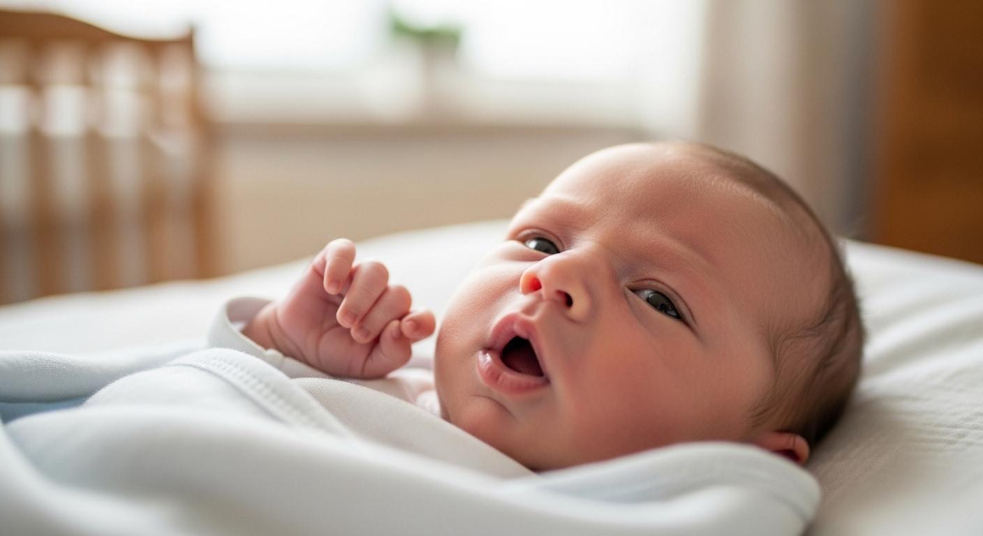 신생아 딸꾹질 멈추기