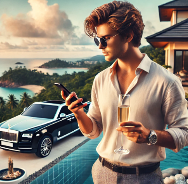 경제적 자유를 누리는 부자