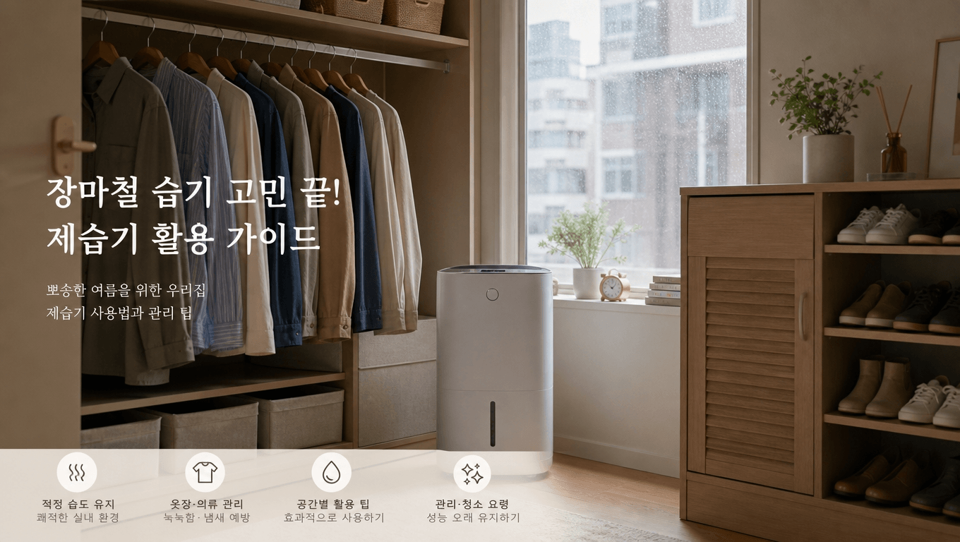 장마철 옷장 제습제 고르는 법