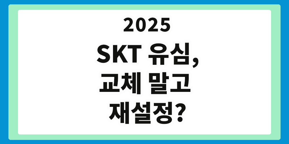 유심 재설정, SKT