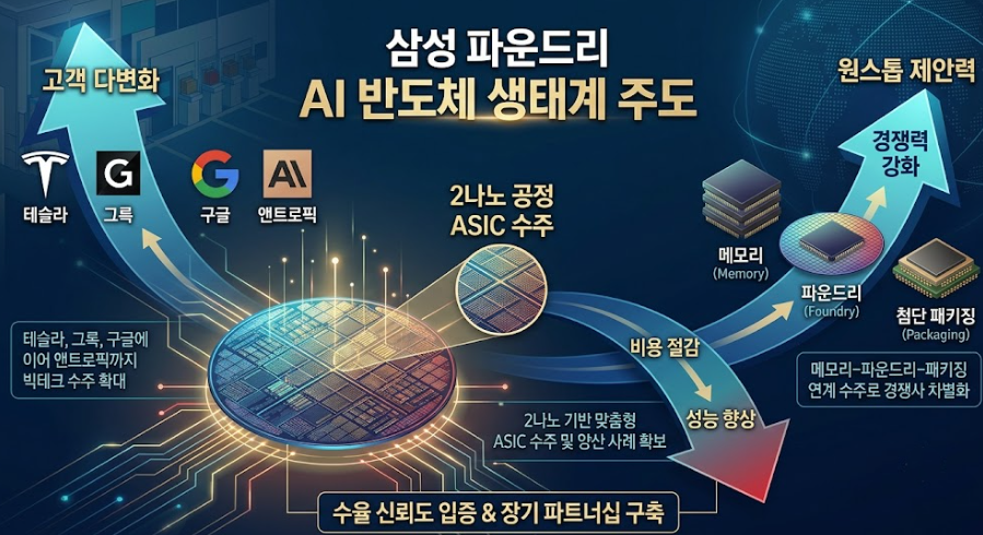 삼성 파운드리, 앤트로픽 수주(배경, 2나노 분석, 전망)