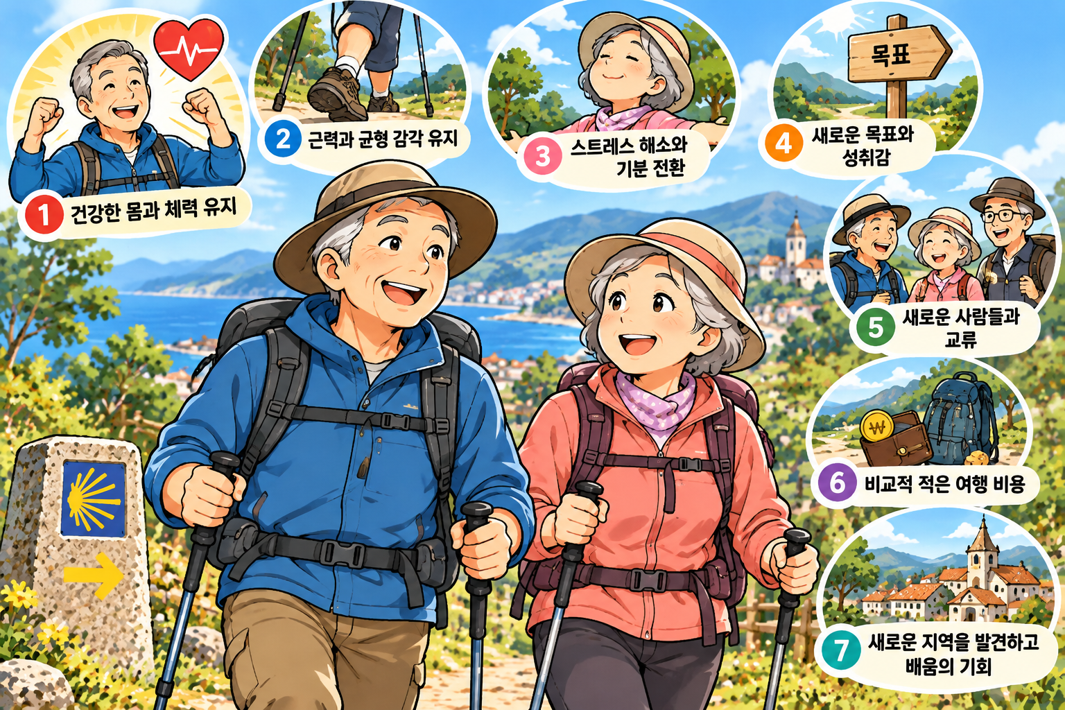 시니어와 함께하는 건강한 산책 여행