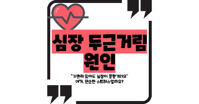 심장 두근거림 원인