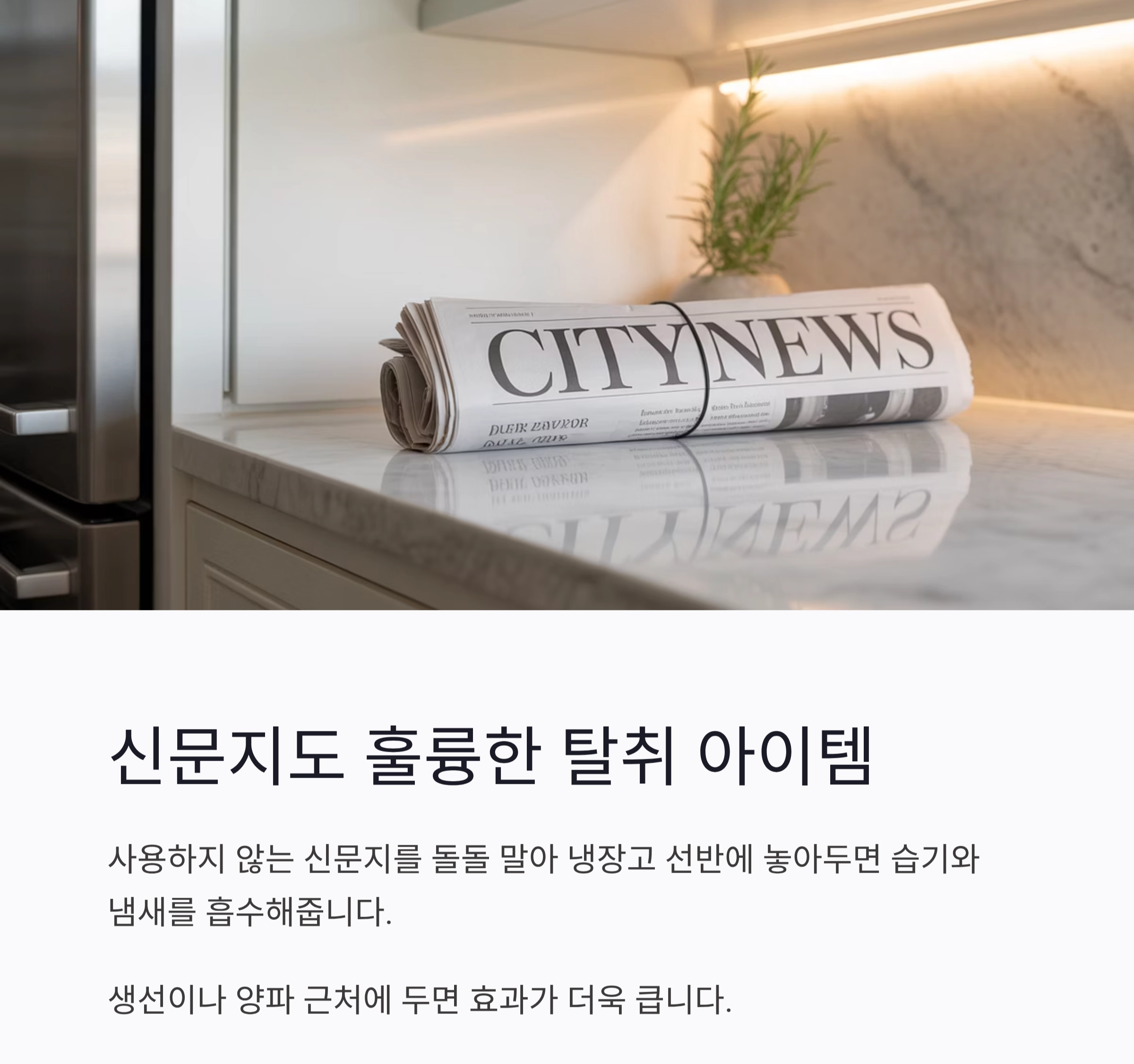 냉장고 냄새 싹 잡는 재료, 이것만 알면 끝!