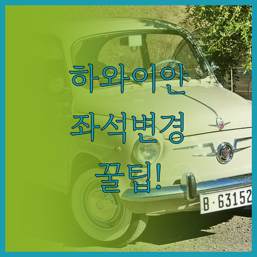 하와이안 항공 베이직 이코노미 좌석 ..