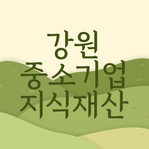 강원 중소기업 지식재산