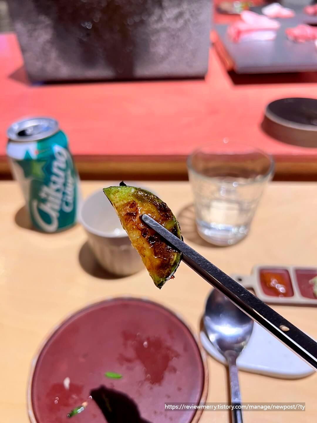 버터 바른 애호박 구이