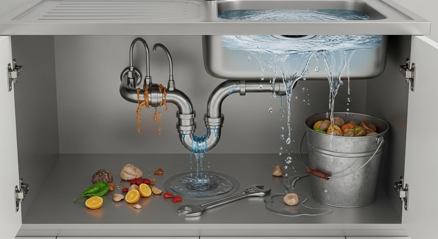 배수 문제 음식물처리기 설치 후기