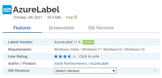 AzureLabel
