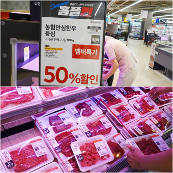 여름철 한우 반값 할인행사[+ 7/18~8/10 ]