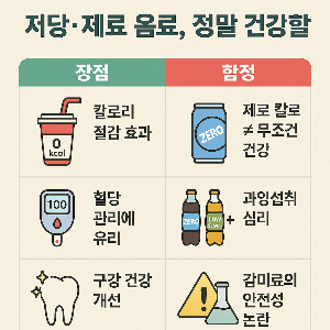 저당·제로 음료관련