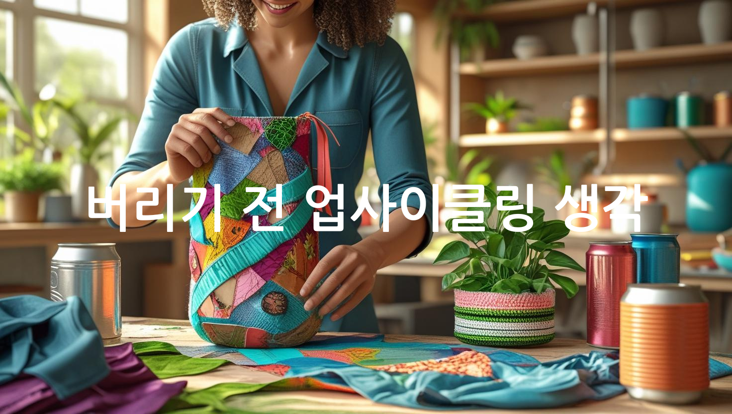 버리기 전에 업사이클링 생각