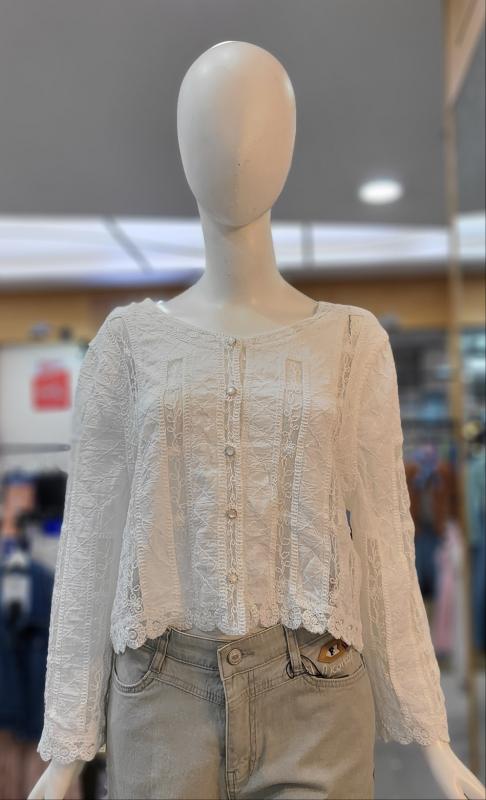 ab.f.z afx2hy41 시스루 레이스 가디건