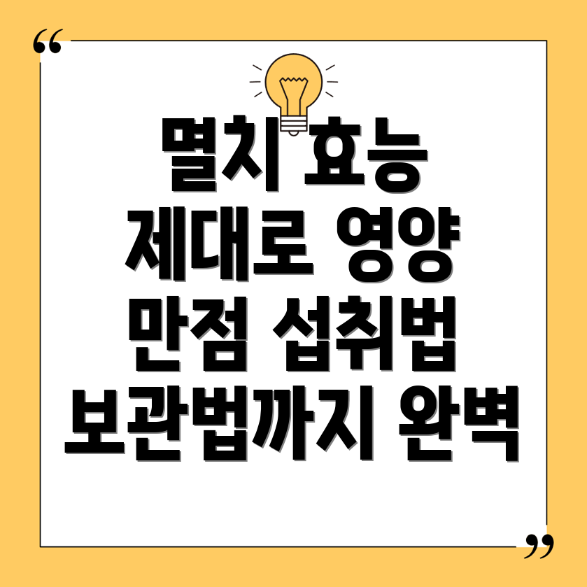 멸치