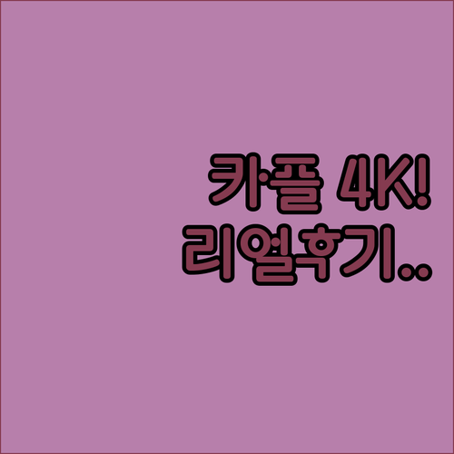 안드로이드 오토 무선 모니터 카플 4..