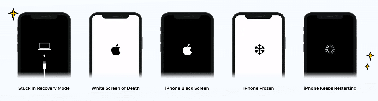 아이폰에 발생하는 문제 종류