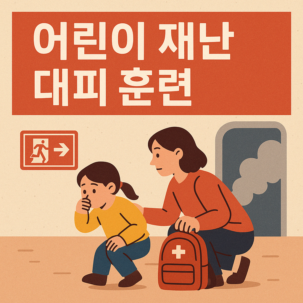어린이 재난 대피 훈련