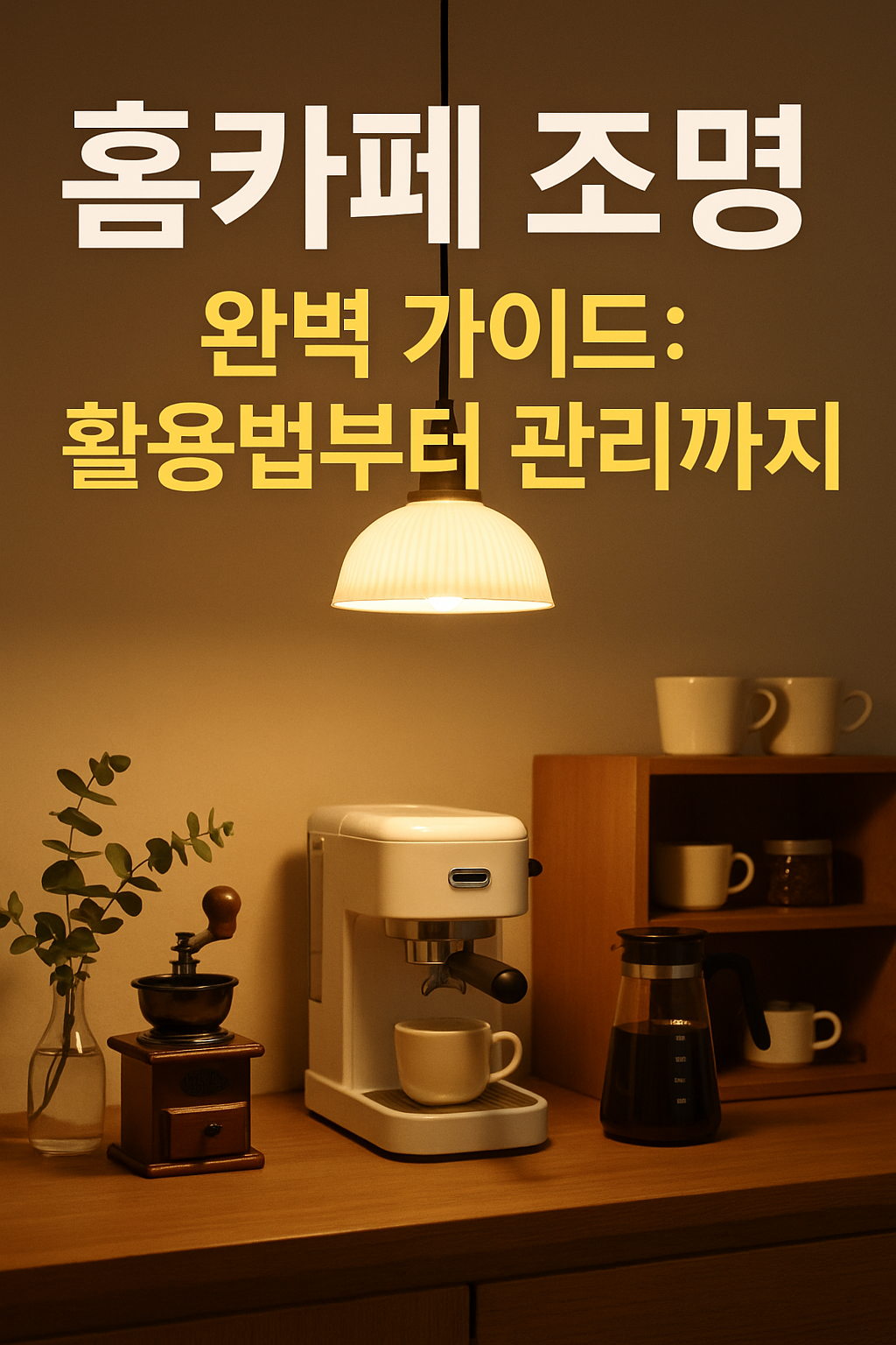 홈카페 조명
