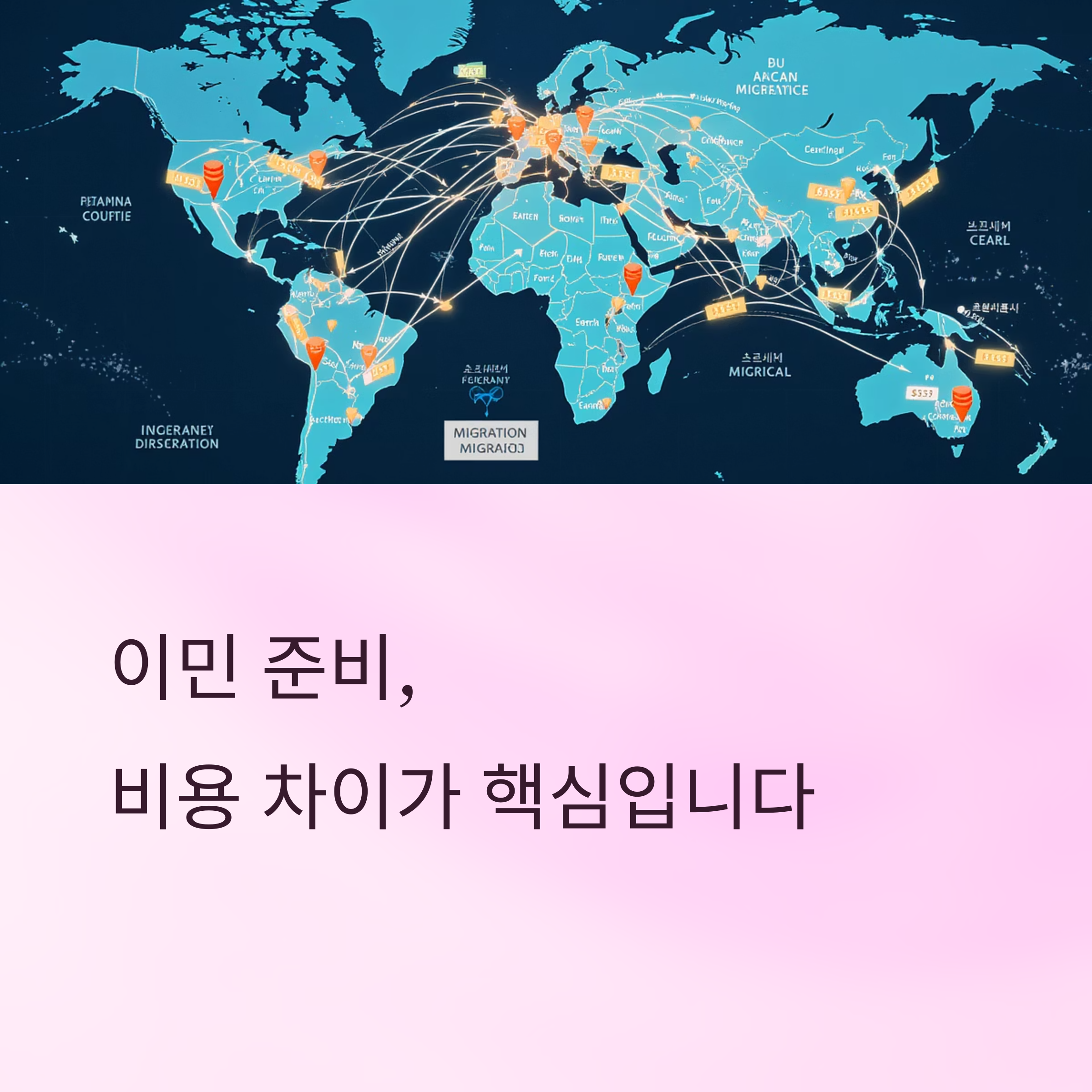 나라별 이민 비용 완전 공개, 충격적 차이