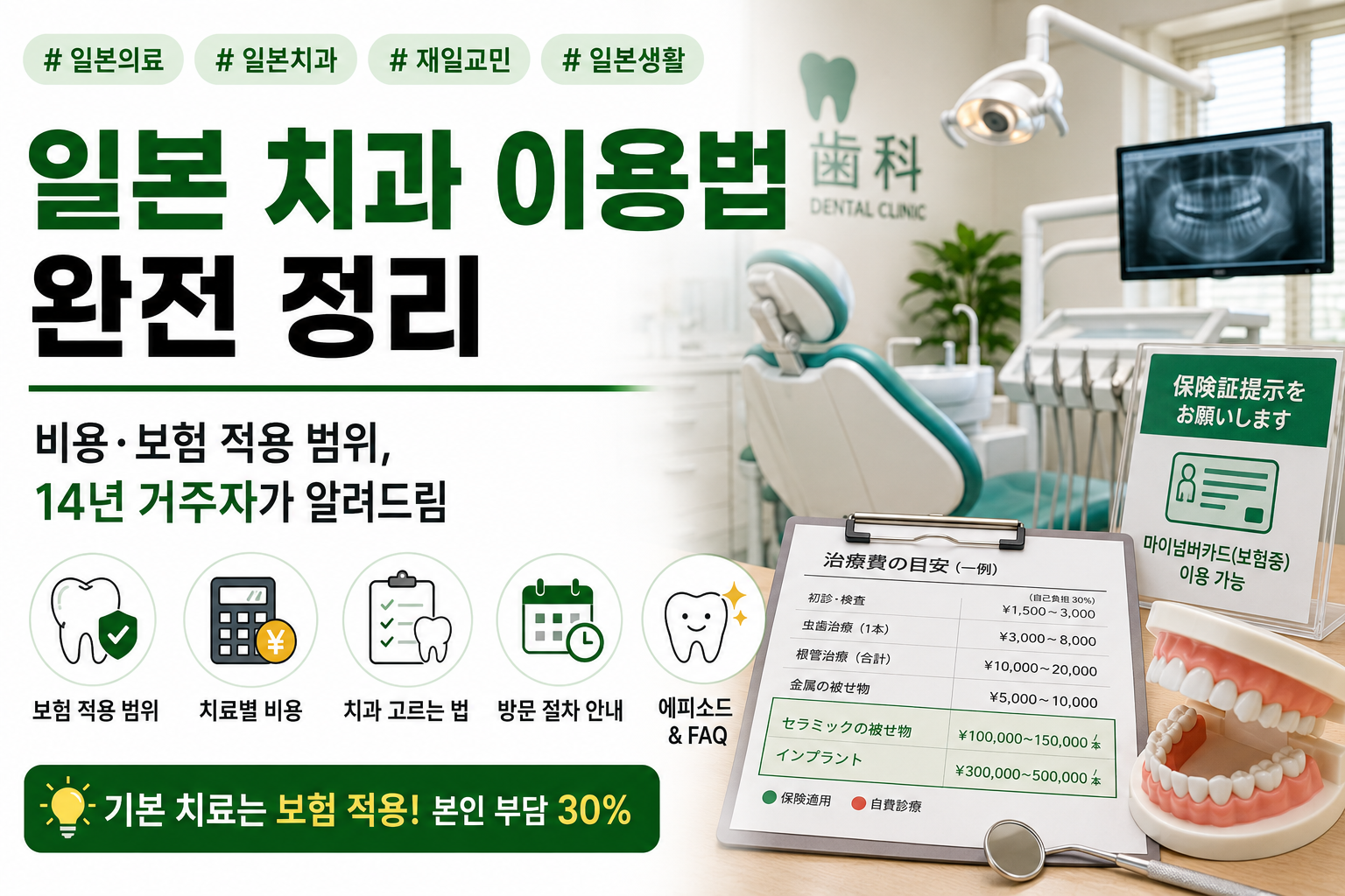 일본 치과 이용법