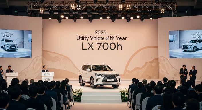 &lsquo;2025 올해의 유틸리티&rsquo; 상패 이미지