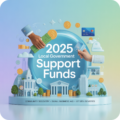 2025년 지자체 지원금(지역 지원금) 이미지