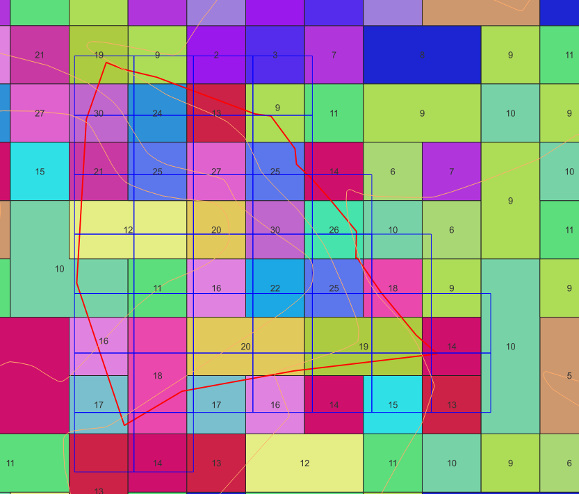 DEM과 격자그리드 불일치