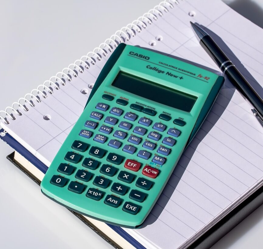 계산기&amp;#44; 펜과 노트