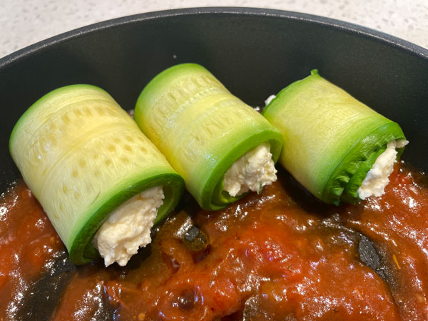 애호박 요리 - 롤라티니 말기