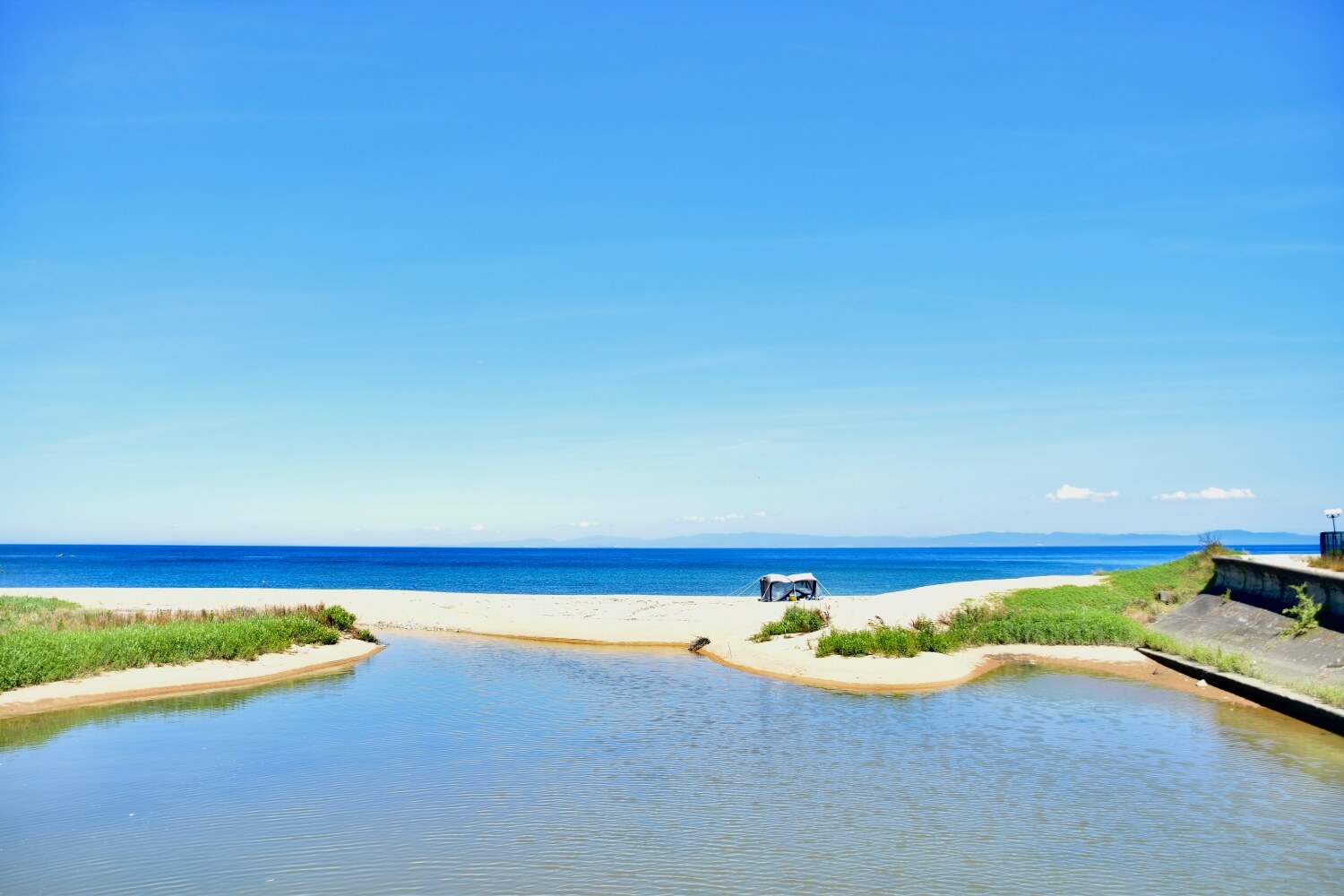 일본 아와지시마 해안