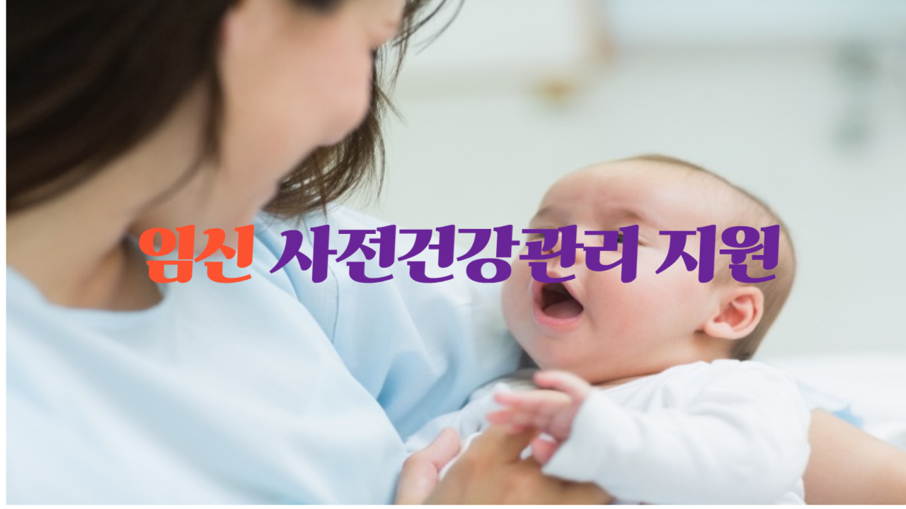 임신 사전건강관리 지원