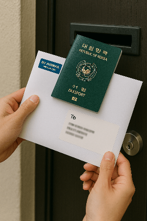 여권 우편 수령