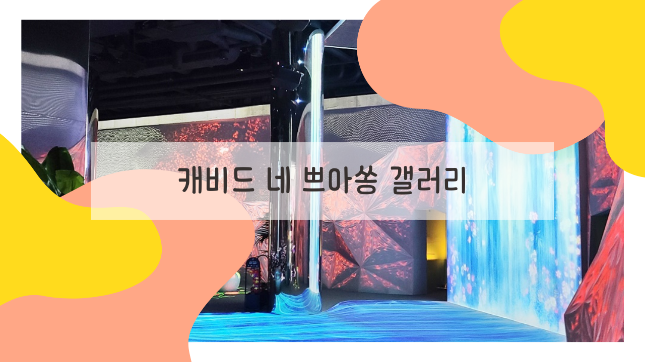 기장 힐튼 아난티 미디어아트 캐비드 네 쁘아쏭 갤러리 방문후기