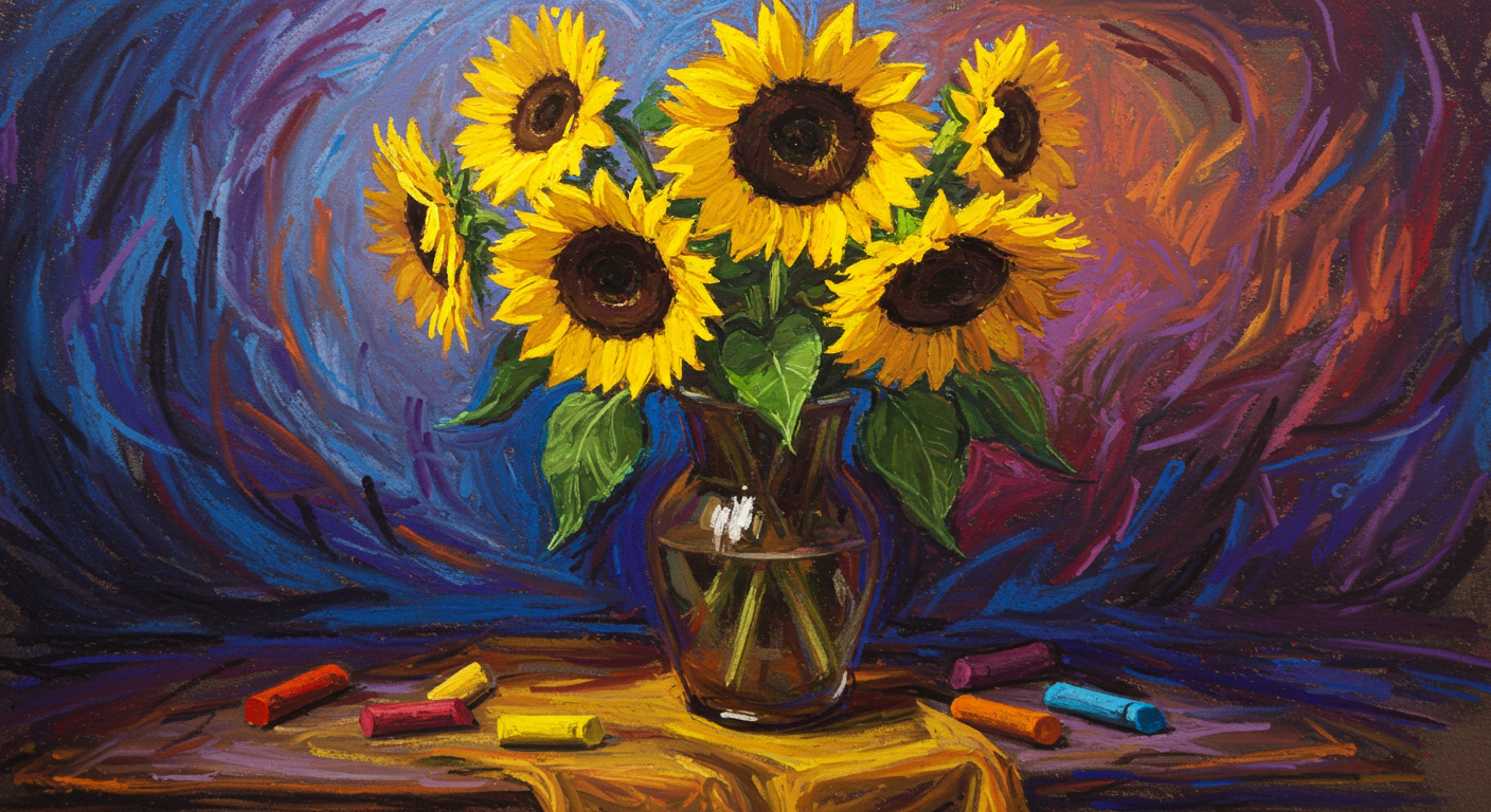 오일파스텔 이미지