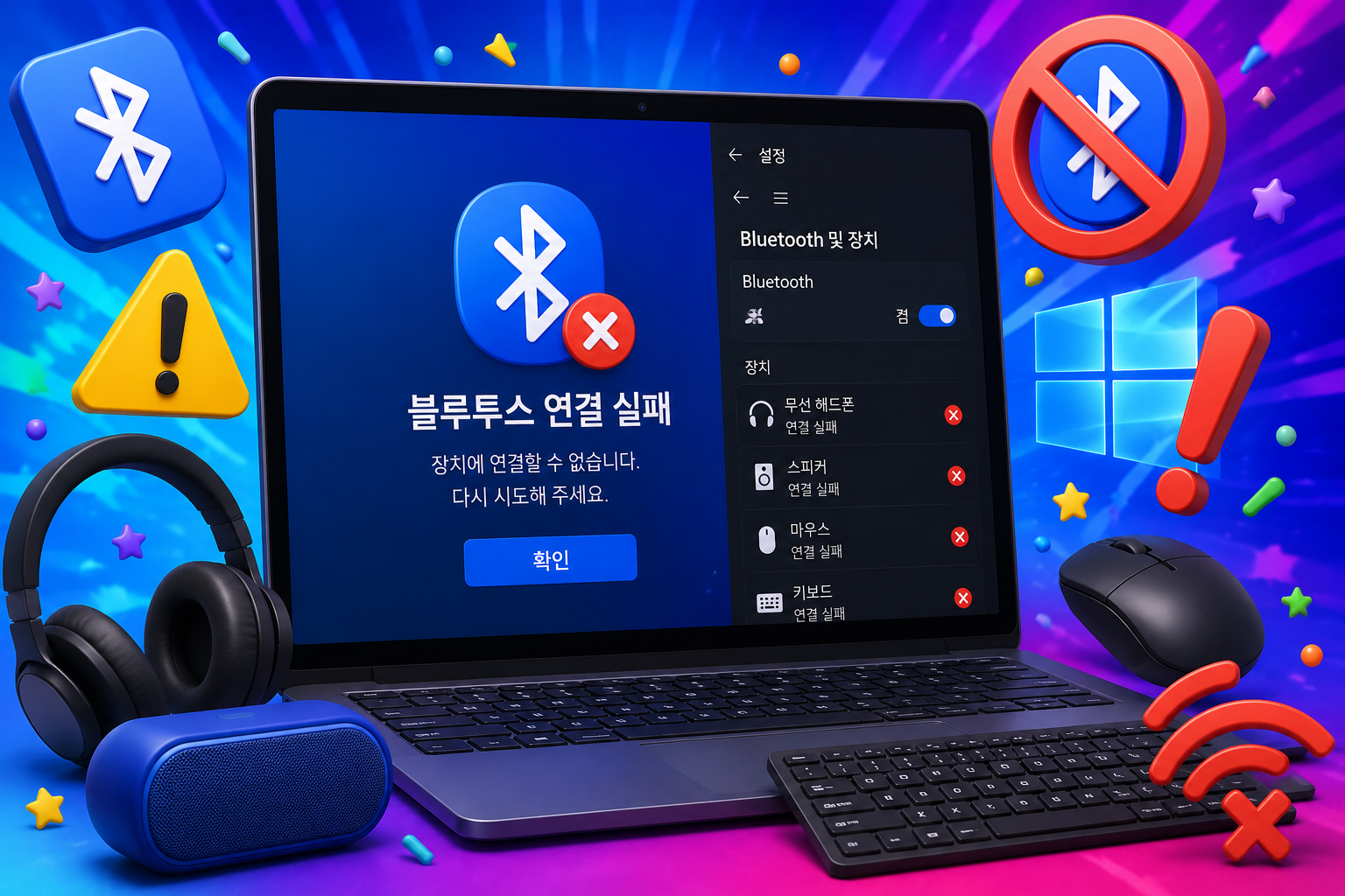 윈도우 블루투스 연결 안됨 해결방법 총정리 블루투스 페어링 안됨 블루투스 장치 안뜸
