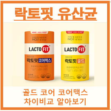 락토핏 유산균 썸네일
